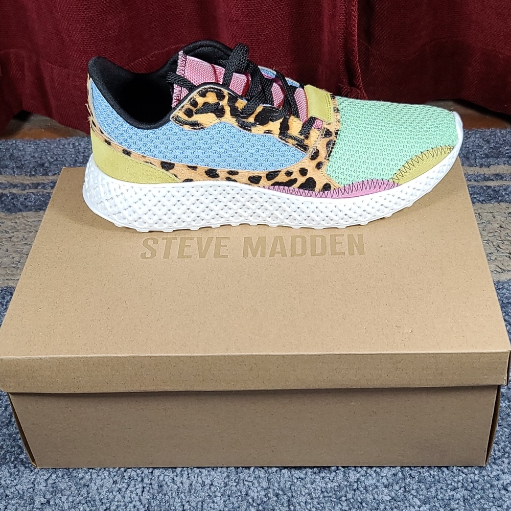Steve Madden Run Leop Multi (Womens)